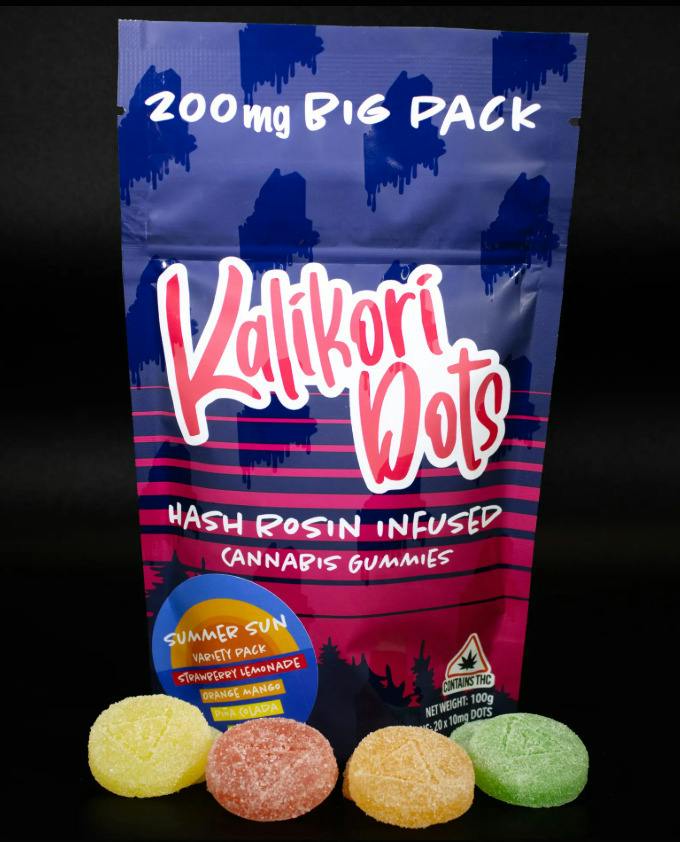 Kalikori Maine - Summer Sun Variety Pack - Gummy Dots - 200mg