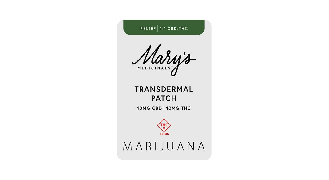 Relief Transdermal Patch | 1:1 CBD:THC