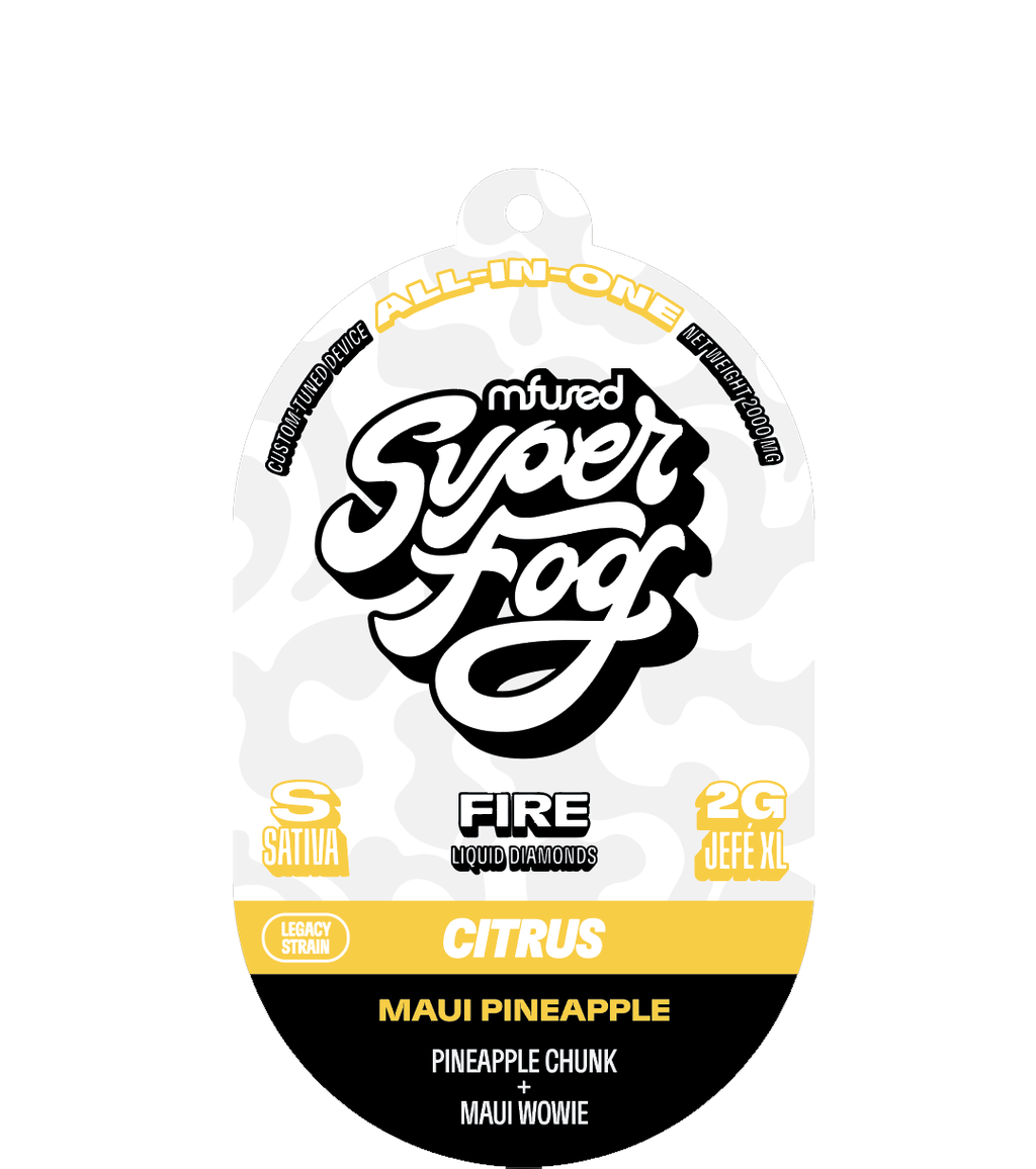 SuperFog Fire Maui Pineapple Live Resin 2g All-In-One