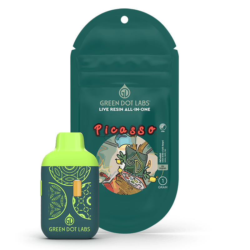 Green Dot Labs Picasso Live Resin 1g All-In-One