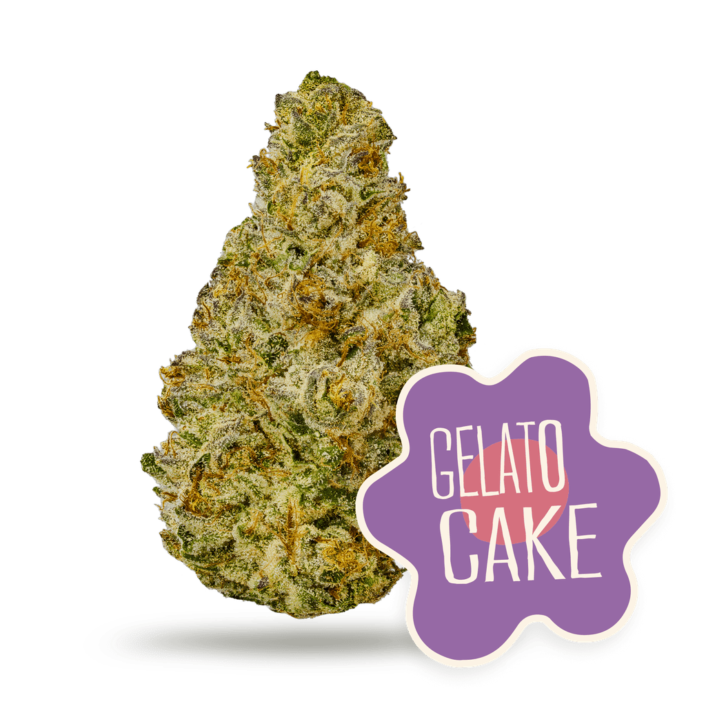 District Cannabis Gelato Cake Whole Flower 14g T3