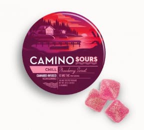 Sour Strawberry Sunset: 100 mg