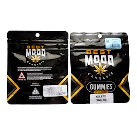 300mg |Best Mood Cannabis| Grape Gummies