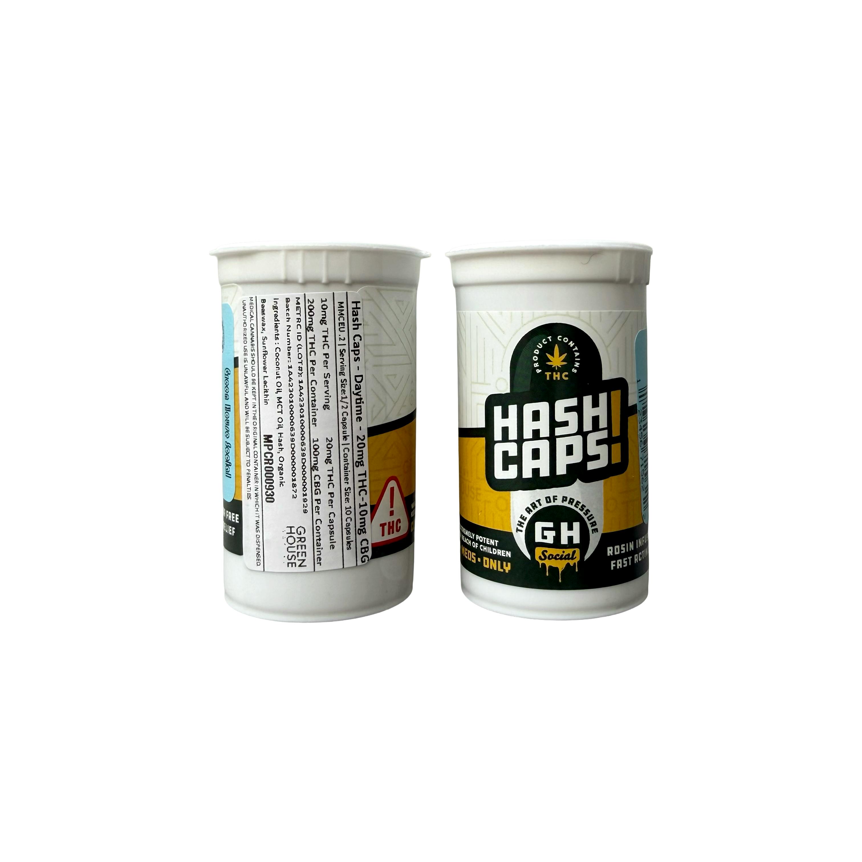 200MG|Green House Social| Hash Caps Daytime