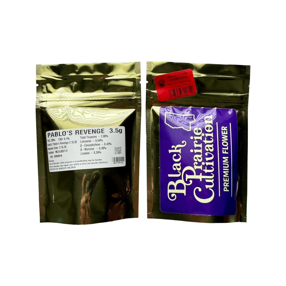 3.5G|Black Prairie Cultivation|Pablo's Revenge