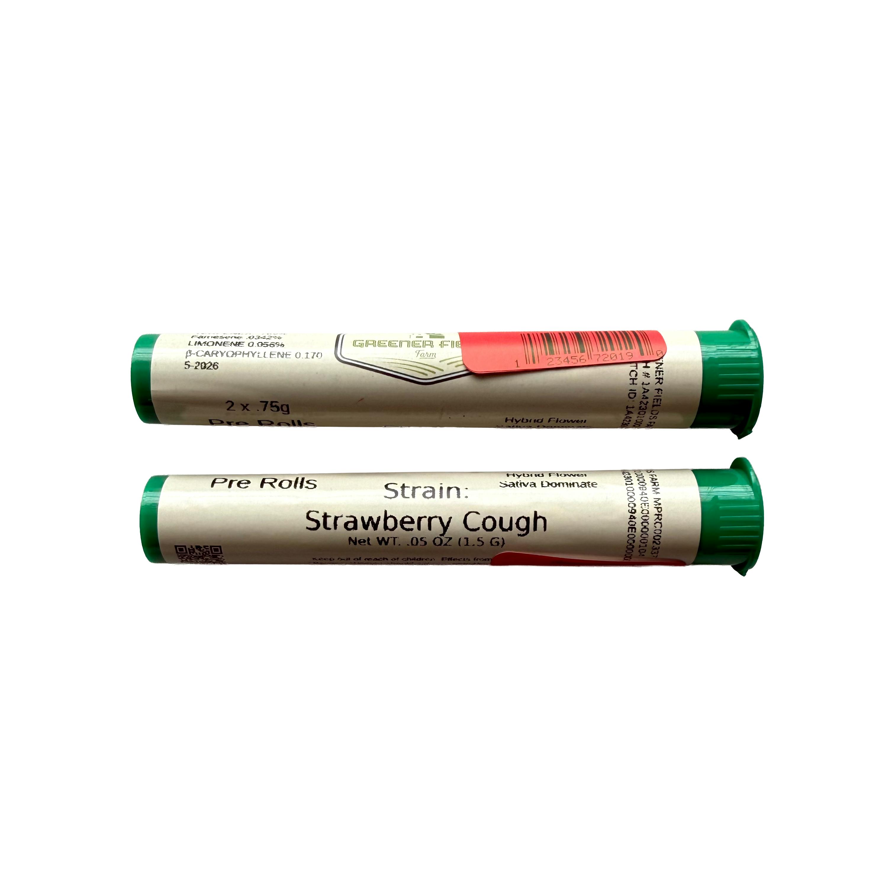 2(.75)|Greener Field Farms|Strawberry Cough