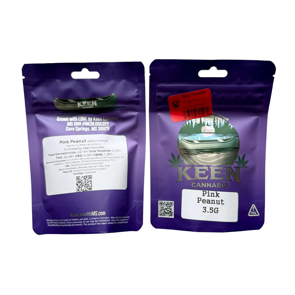 3.5G |Keen Cannabis| Pink Peanut