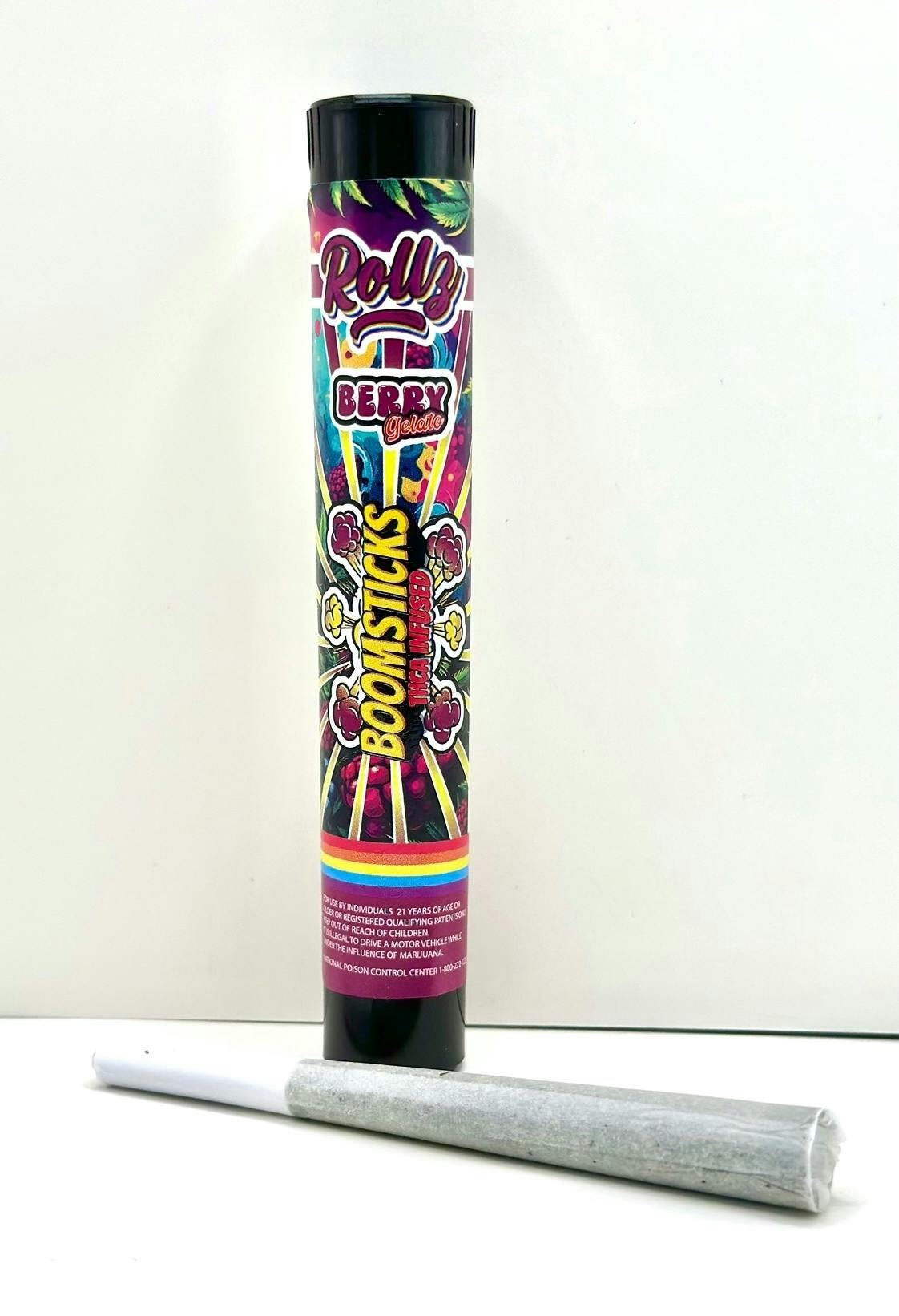 Boomsticks 1g THCA Infused Preroll | Berry Gelato cannabis product