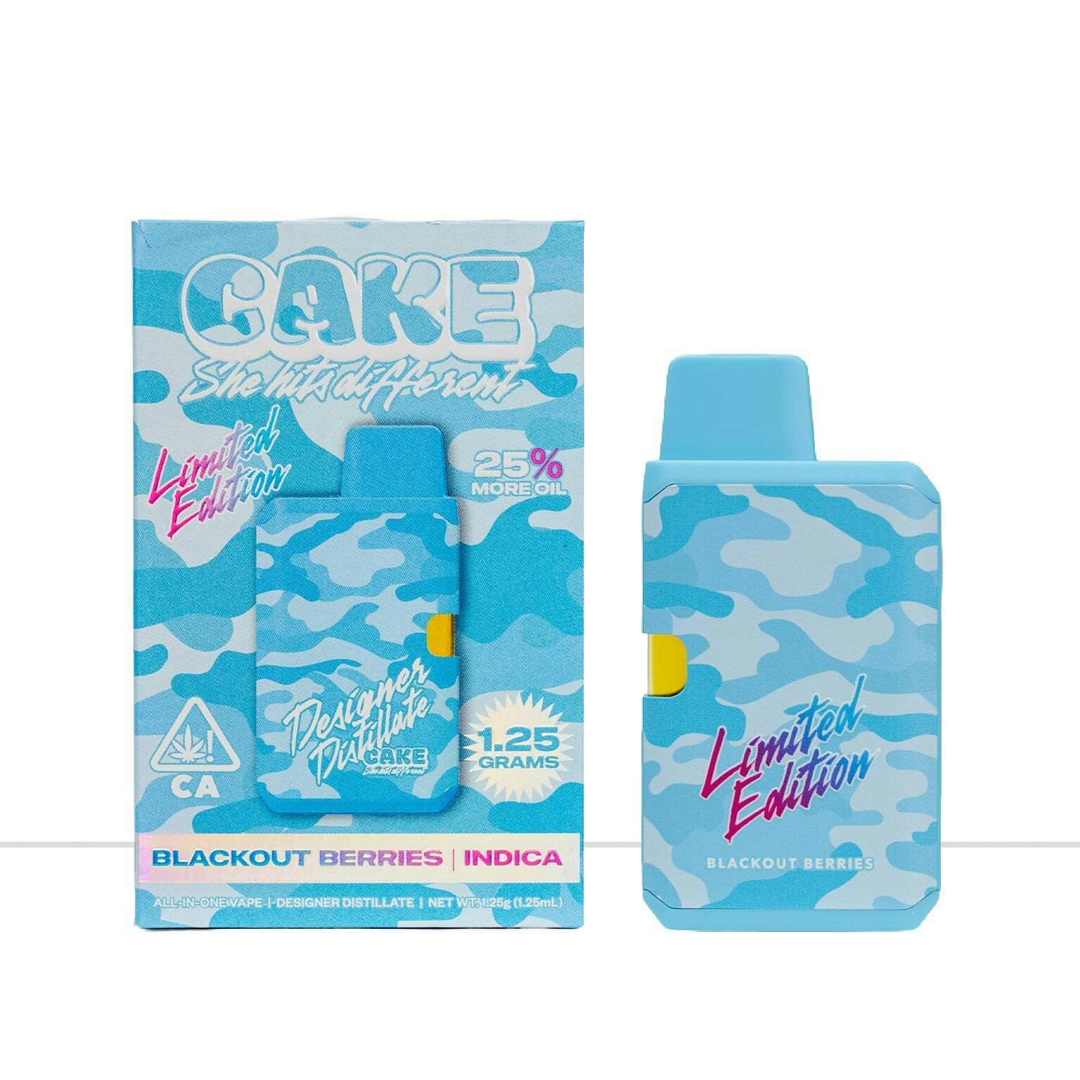 Blackout Berries [1250mg] | CAKE she hits different - Designer All-In-One