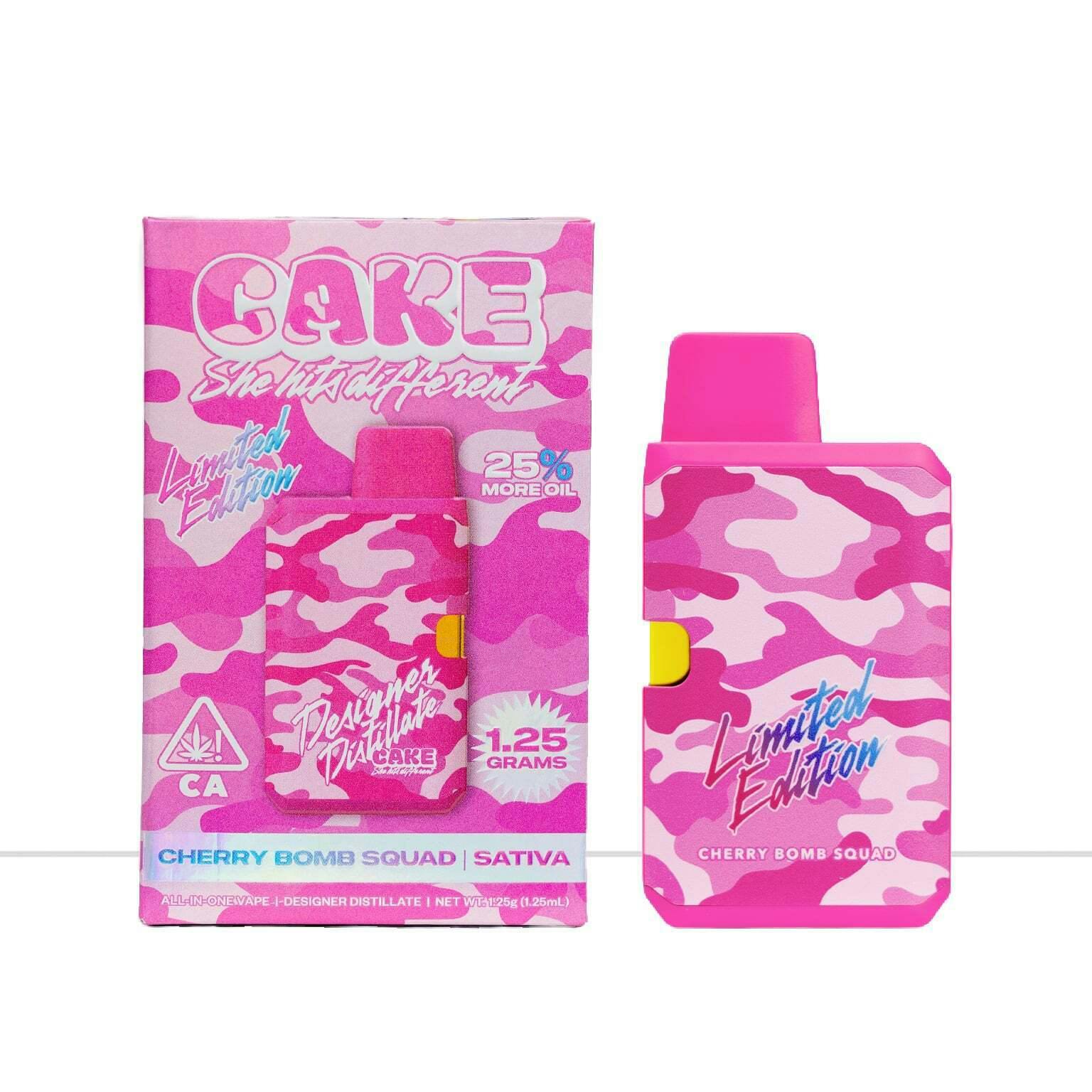 Cherry Bomb Squad [1250mg] | CAKE she hits different - Designer All-In-One