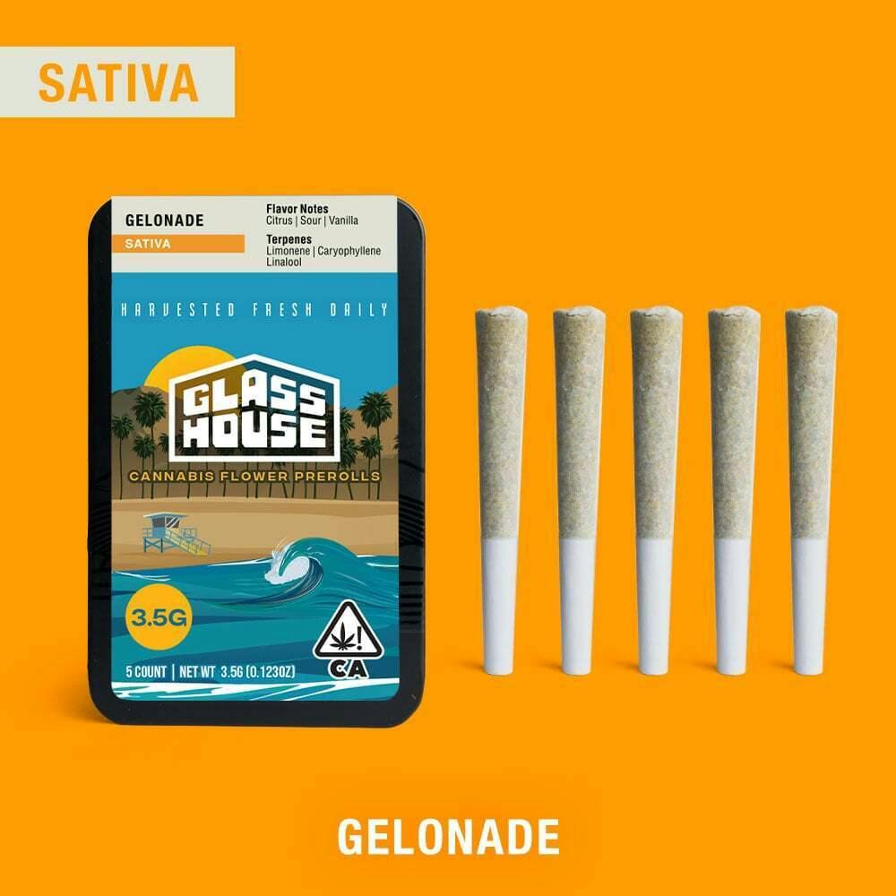 Gelonade [.7g 5pk] | Glass House Farms - 5 Pack Pre Roll