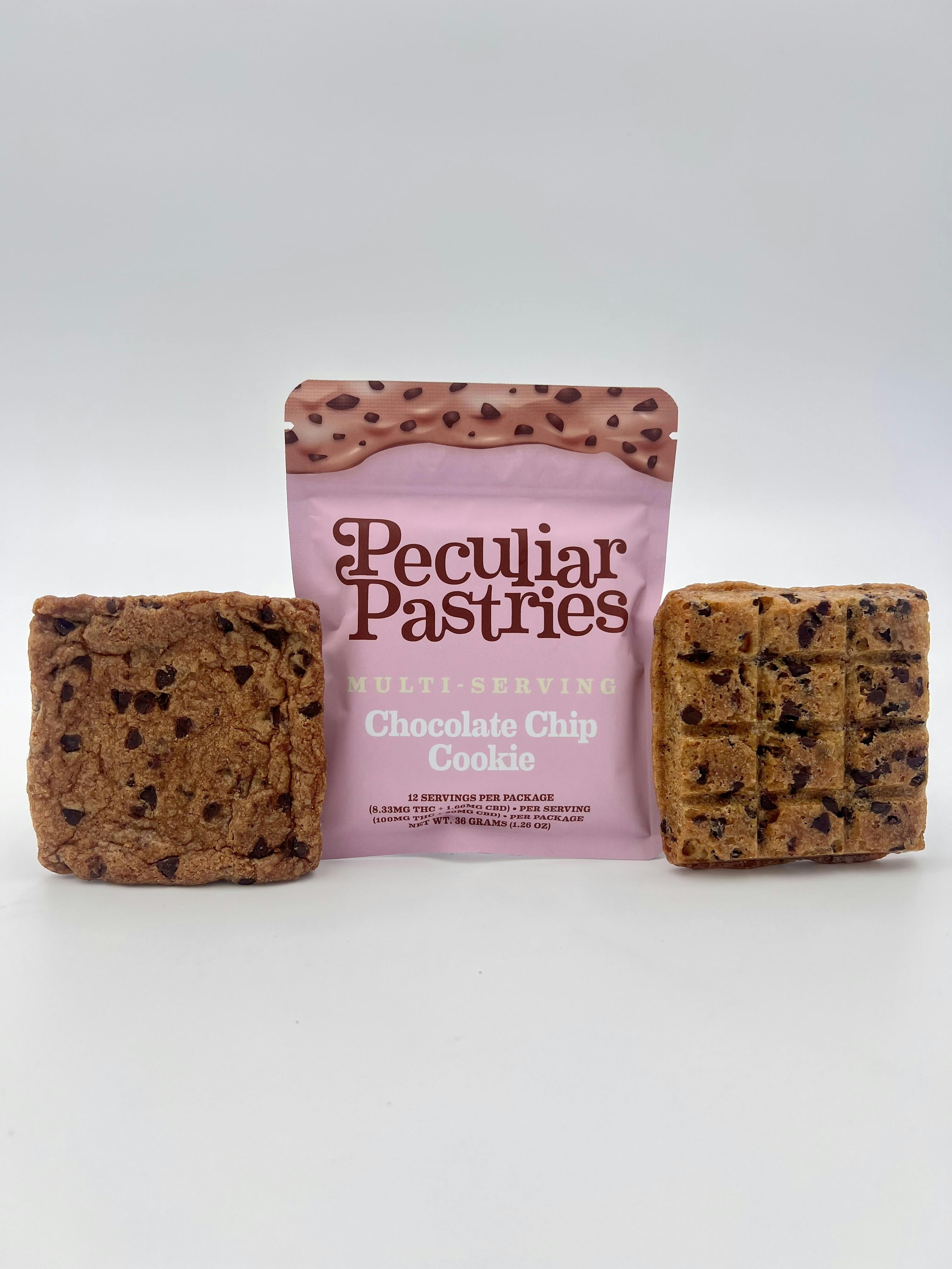 Peculiar Pastries | Chocolate Chip (Multi Serving) Cookie | Edible | 100mg