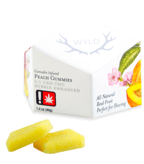 Wyld: Peach 2:1 Gummies - OMMP