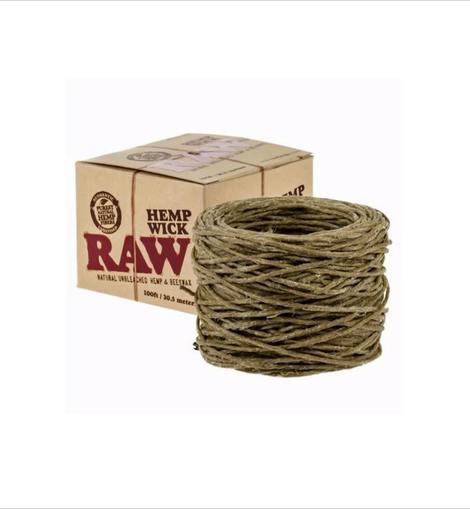 100ft Hemp Wick, Raw