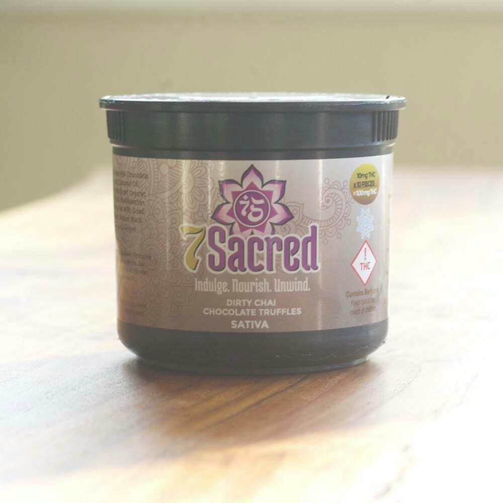 Dirty Chai - Sativa (100mg) | 7 Sacred - Truffle