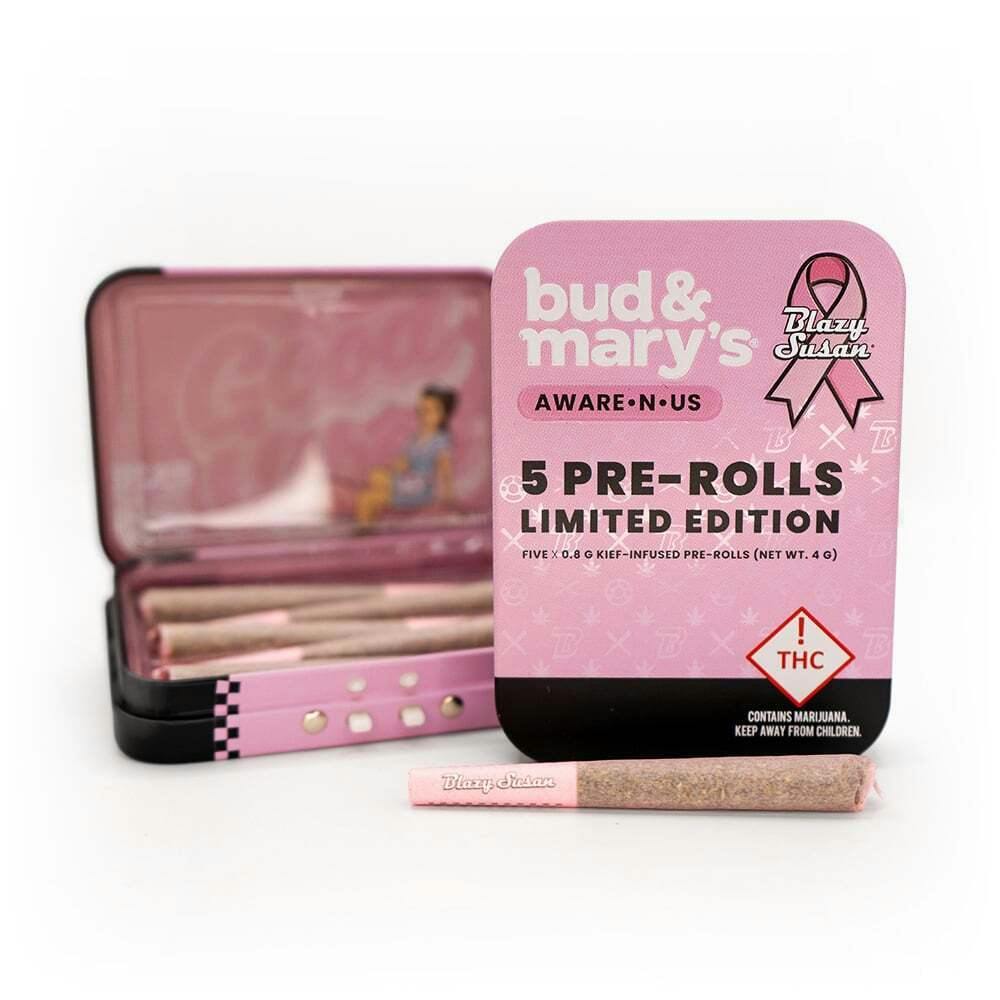 Bud & Mary's | Pre-Rolls | Kief Infused Pre-Roll 5 ct Aware-N-Us Dante's Inferno | 4 g | Bud & Ma...