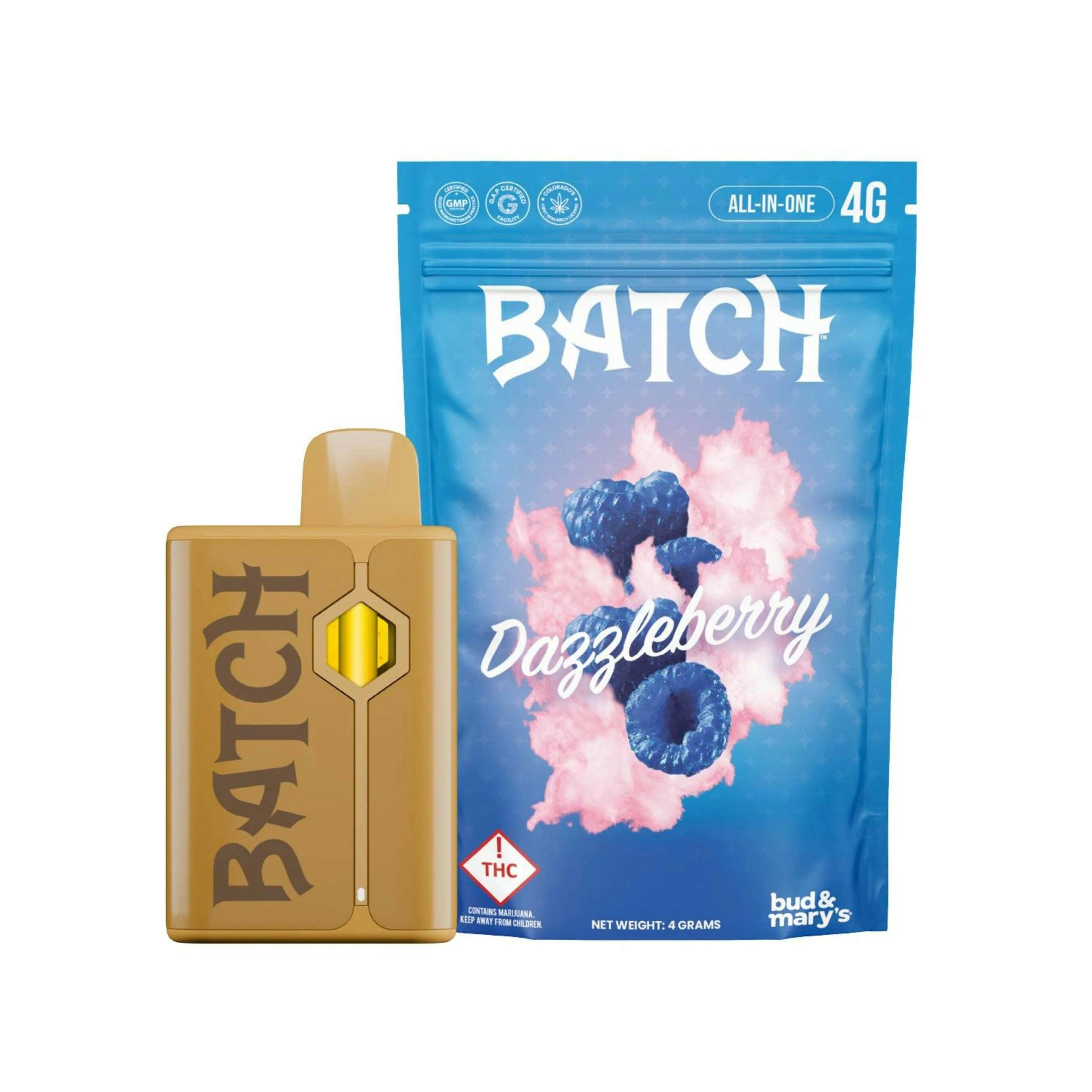 Batch | AIO | Flavors Dazzleberry | 4 g | Batch - Full-Spectrum Disposable