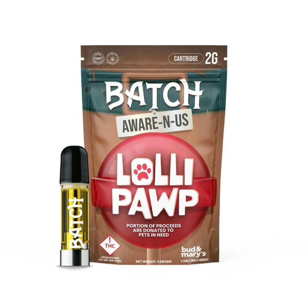 Batch | Cartridges | Aware-N-Us Lolli Pawp | 2 g | Batch - Full-Spectrum Cartridge