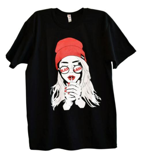 RAW T-Shirt - Smoking Girl - XL