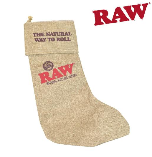 RAW - Linen Christmas Stocking