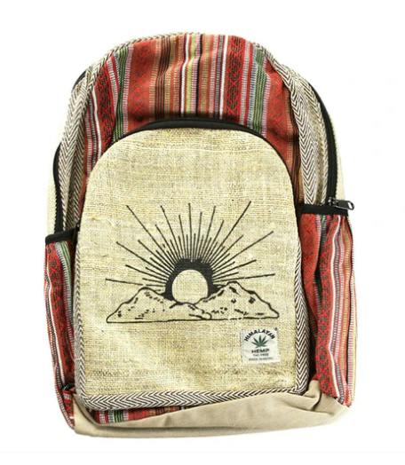 Himalayan Hemp Mountain Sunrise Backpack