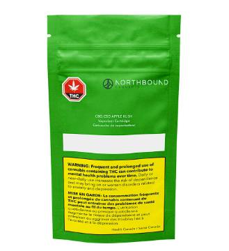 Northbound Cannabis - CBG:CBD Apple Kush 510 Thread Cartridge - 1g