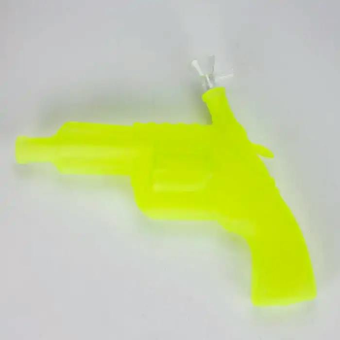 7.5" Pistol Glass Bong - YELLOW