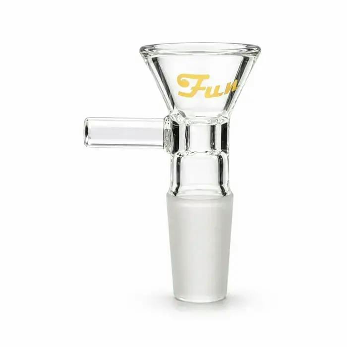 Fortune | 14mm Male Funnel Bowl Piece - CLEAR