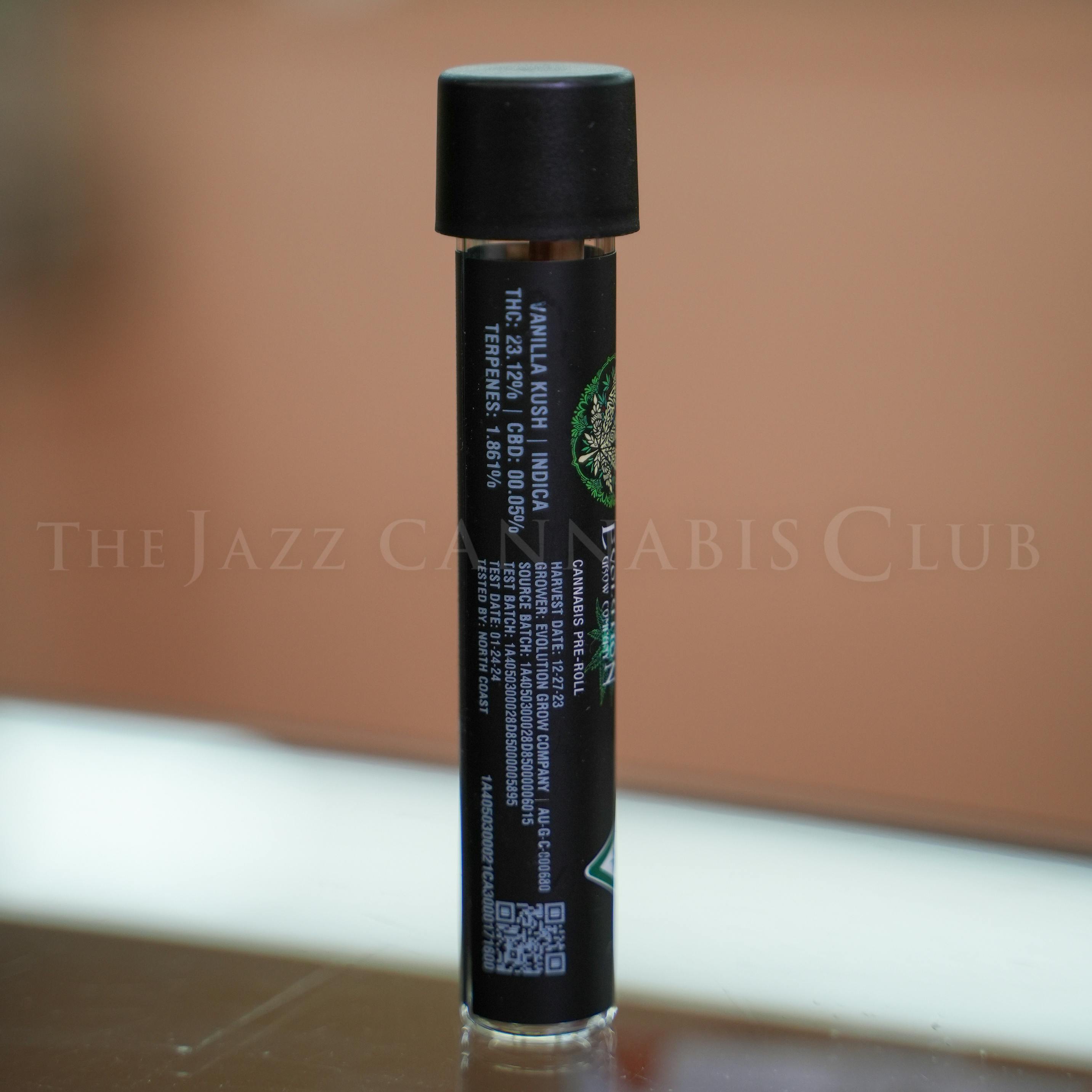 Evolution - Vanilla Kush Premium Pre Roll