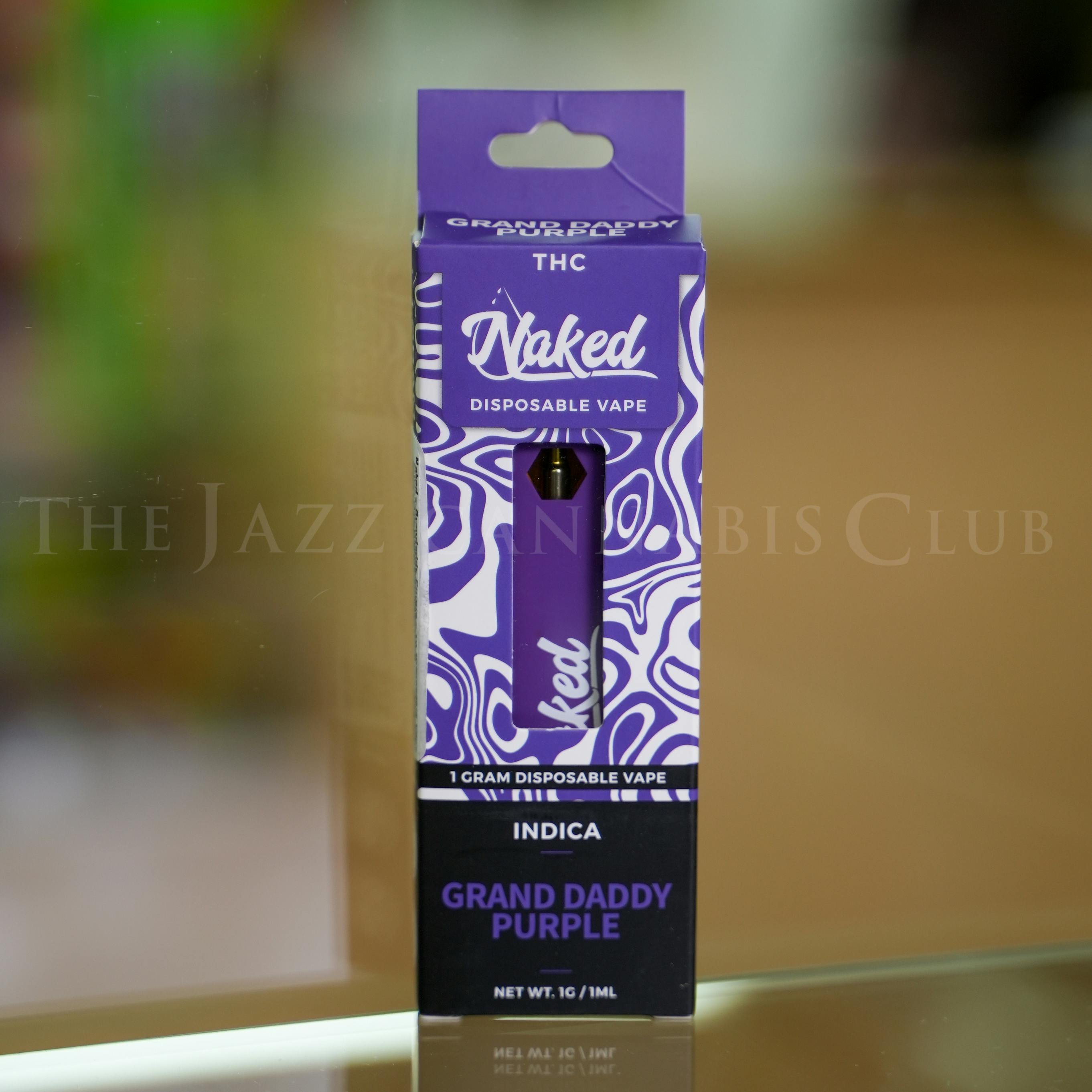 Naked Extractions - Granddaddy Purps- 1g Disposable