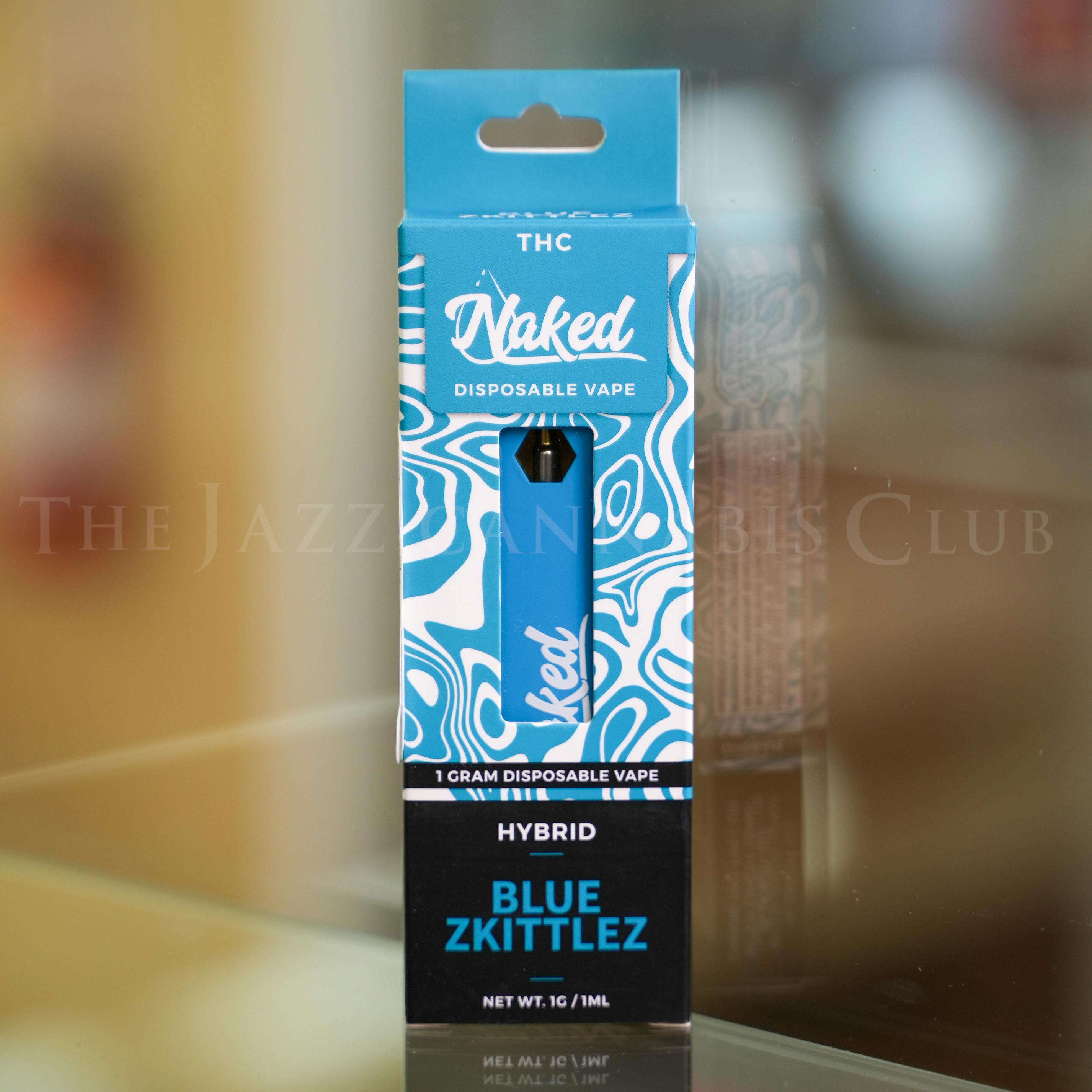 Naked Extractions - Blue Zkittles- 1g Disposable