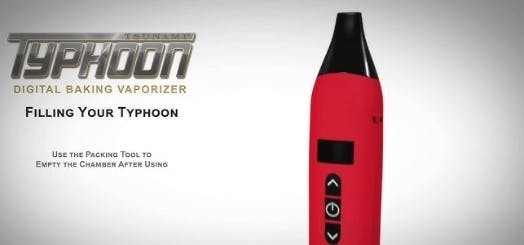 Tsunami Typhoon Digital Baking Vaporizer Black