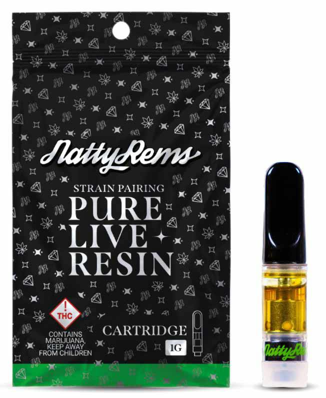 Natty Rems 1000mg Alien Haze X Golden Goat Live Resin Vape Cartridge
