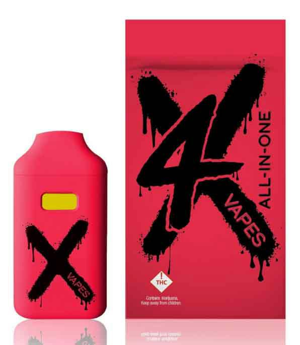 X Vapes Blackberry Gelato (Sativa) 4000mg All In One