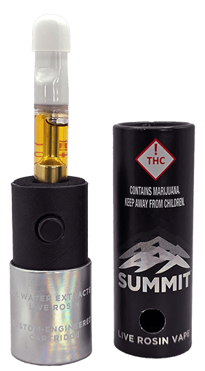 Summit 1000mg Cap Junky Solventless Cake Live Rosin Vape Cartridge