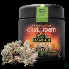 Green Dot Garlic Banger Flower (Eighth)