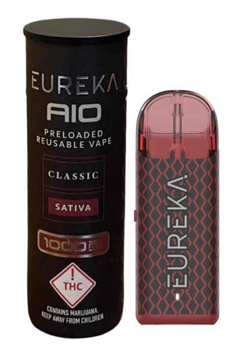 Eureka Vapor Classic 1000mg AIO Sativa Triple Diesel