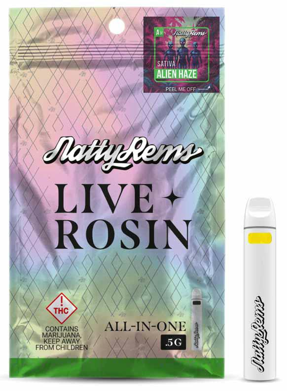 Natty Rems 500mg Super Boof Live Rosin All In One Vaporizer