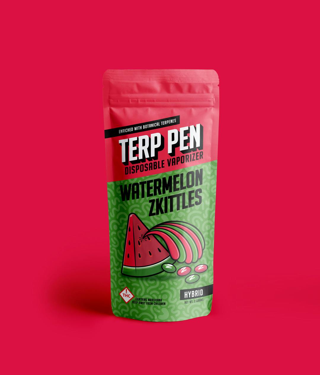 2 Gram Watermelon Zkittles Terp Pen Disposable Vaporizer