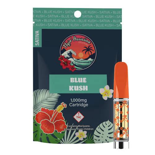 Flyin' Hawaiian 1g Vape Cartridge - Blue Kush