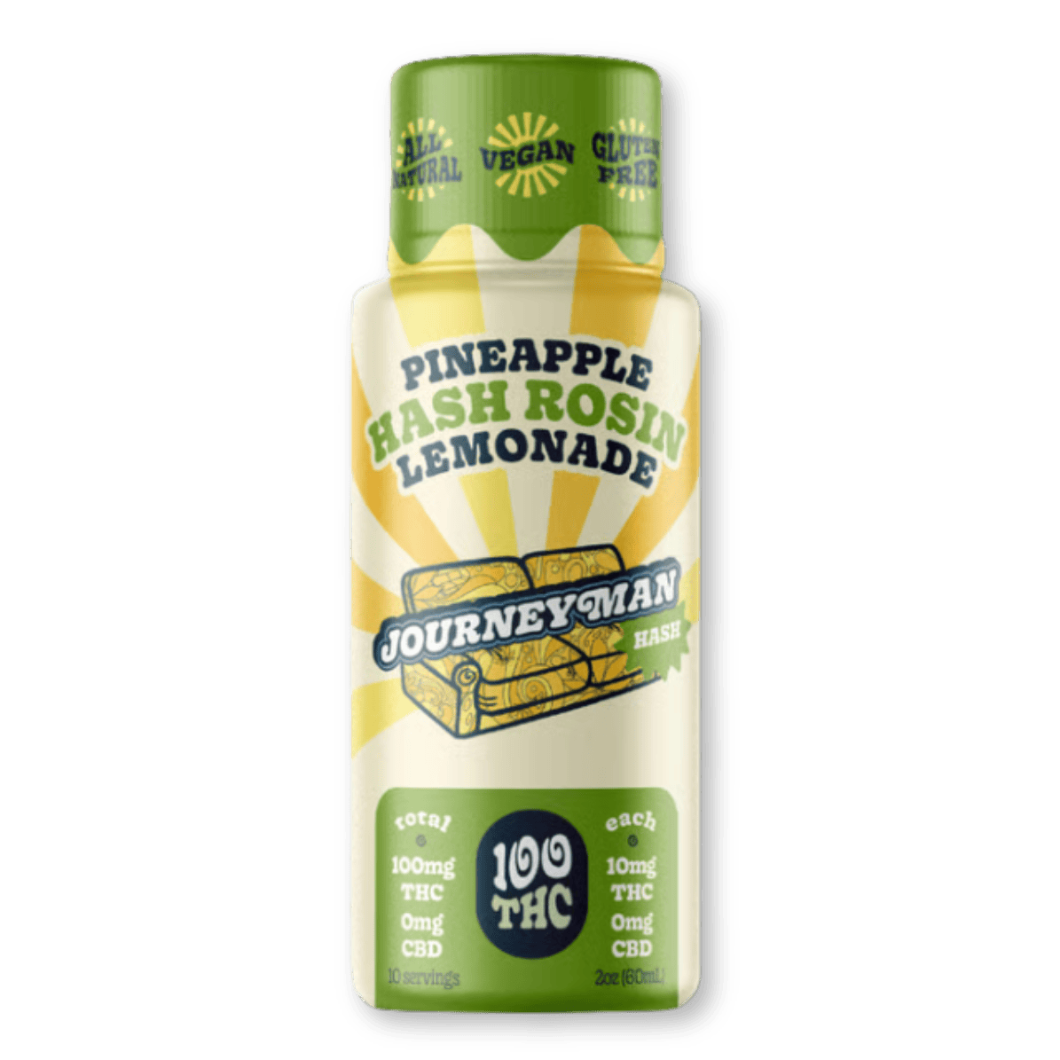 Journeyman 100mg Lemonade- Pineapple Hash Rosin Lemonade