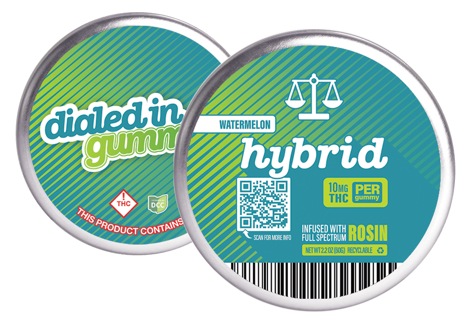 DIG -100mg Hybrid Gummies - Watermelon