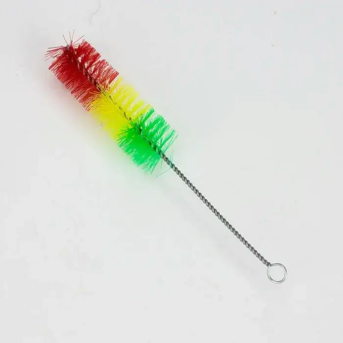 Nylon tube rasta brush 6"