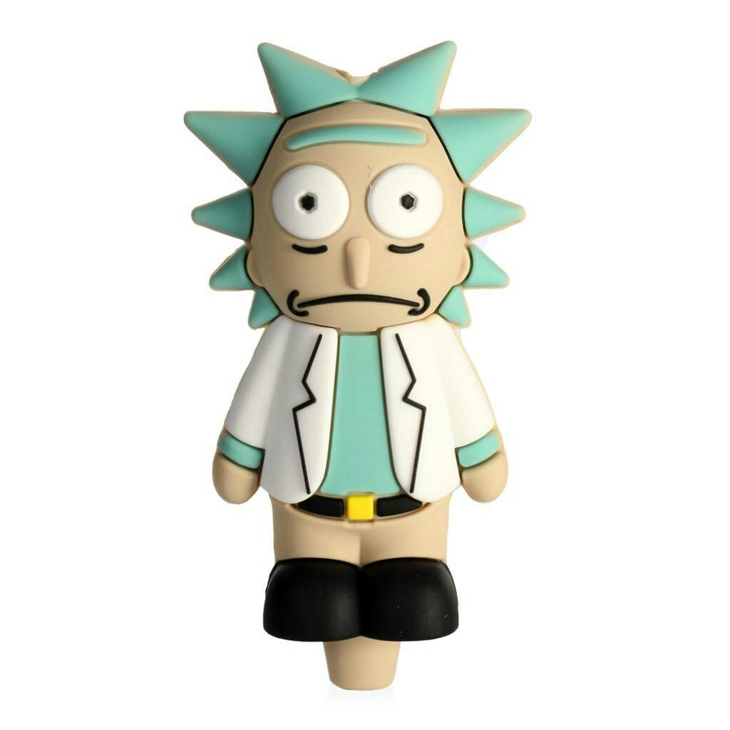 5" Arsenal Cartoon Scientist Silicone Hand Pipe - Assorted Colors