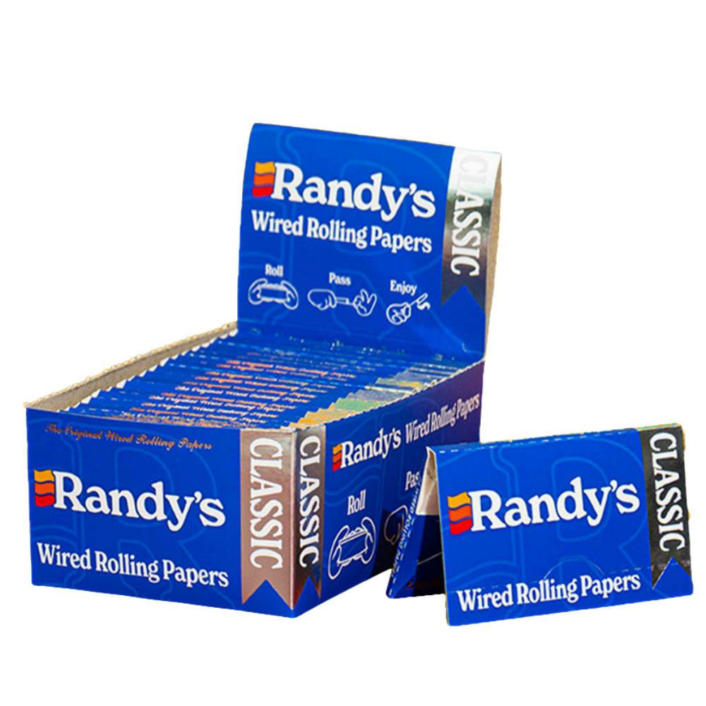 Randy's Silver Wired 1 1/4 Rolling Papers