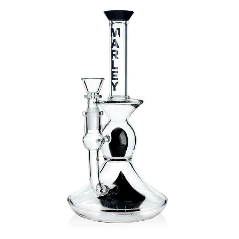 9.5" Marley Gemini Elegance Bong - Black
