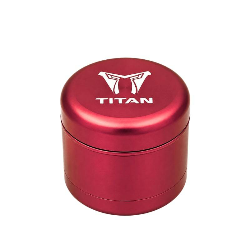 55mm 4-Piece Titan Ceramic Coated Grinder (Red)