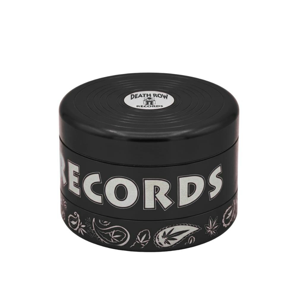 Death Row Records 55mm 3pc Deep Cut Blunt Grinder (Black)