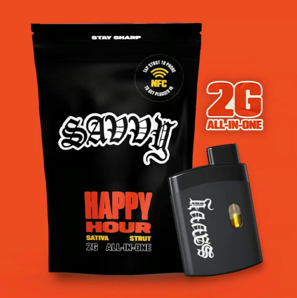 Juicy Mango | Happy Hour | Strut Disposable cannabis product