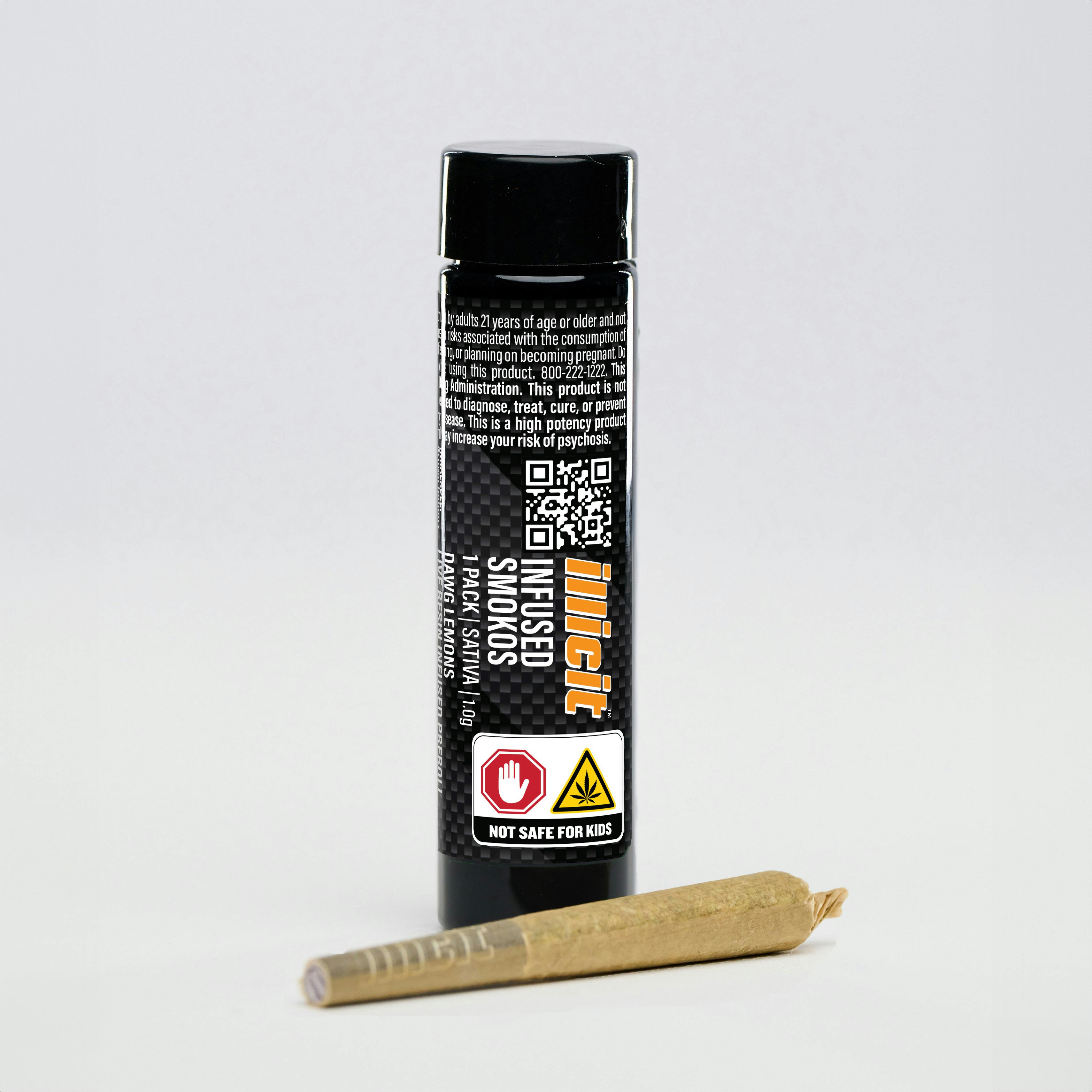 Dawg Lemons | Live Resin Infused Smokos 1g (1ct)